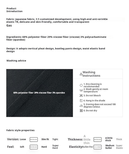 Untold Anti-Wrinkle Stretchy Bootcut Trousers