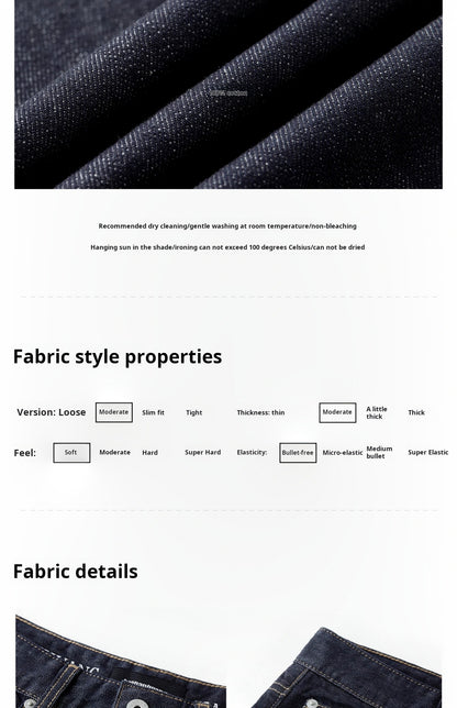 Untold Japanese Loose Straight Denim Jeans