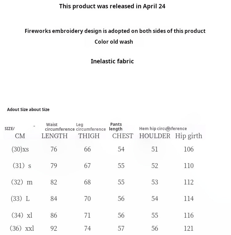 Untold Fireworks Embroidered Denim Shorts