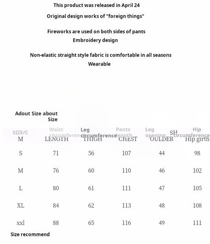 Untold Fireworks Embroidered Distressed Jeans