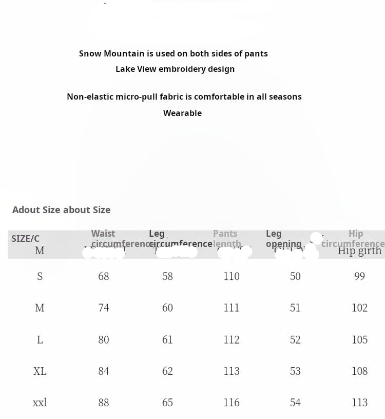 Untold Snow Mountain Embroidered Bootcut Jeans